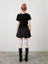 DESIGN OPEN TEE / BLACK