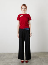 DESIGN OPEN TEE / RED