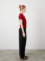 DESIGN OPEN TEE / RED