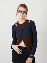 2PIECE TOPS / NAVY