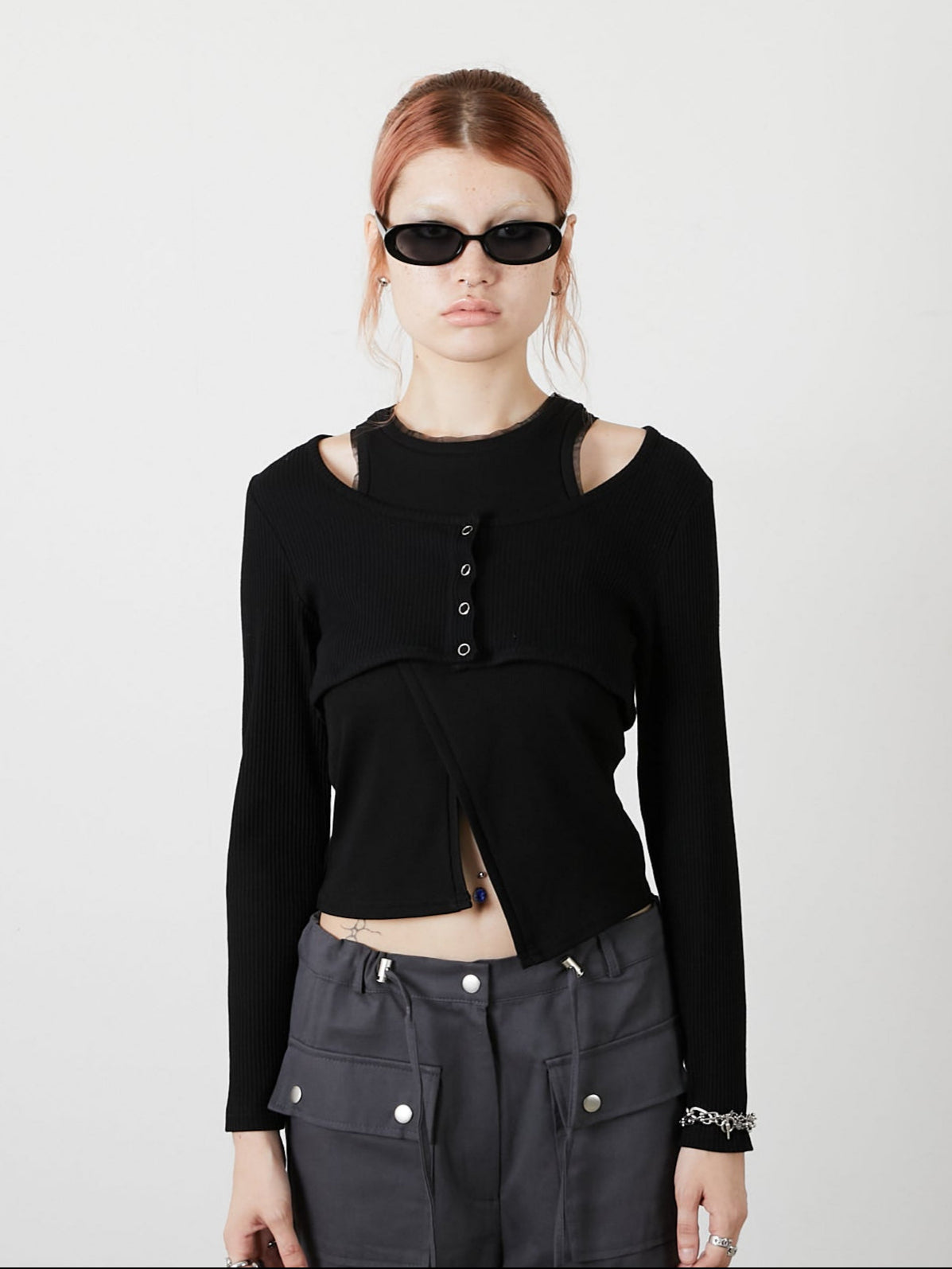 2PIECE TOPS / BLACK