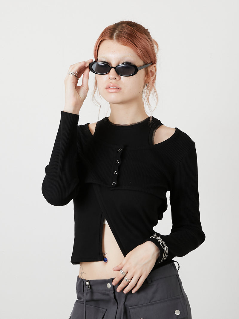 2PIECE TOPS / BLACK