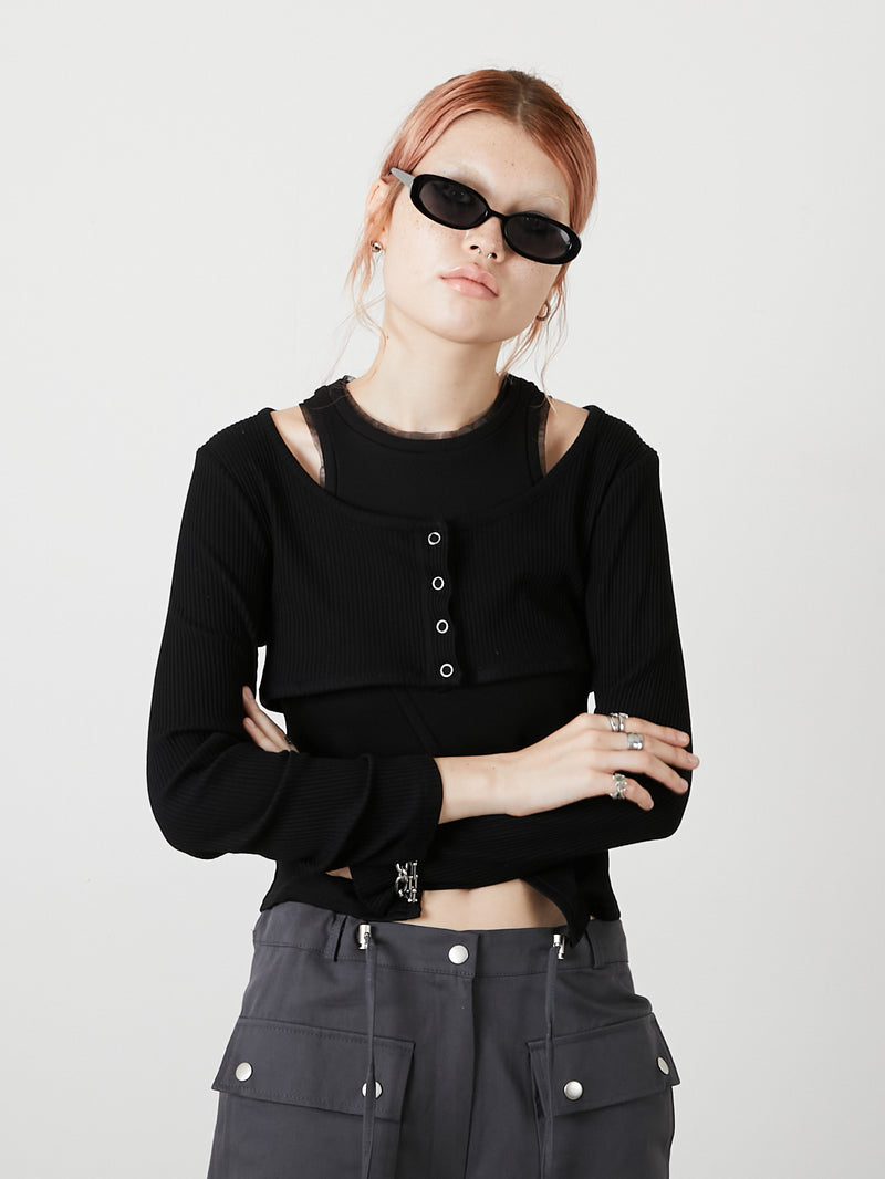 2PIECE TOPS / BLACK