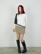 【Heart by led.】SIDE HOOK TOPS / WHITE