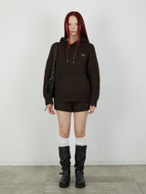 KNIT MINI BOTTOM / BROWN