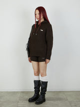 KNIT MINI BOTTOM / BROWN