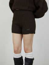 KNIT MINI BOTTOM / BROWN