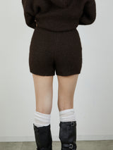 KNIT MINI BOTTOM / BROWN