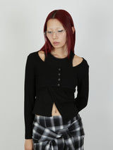 2PIECE TOPS / BLACK