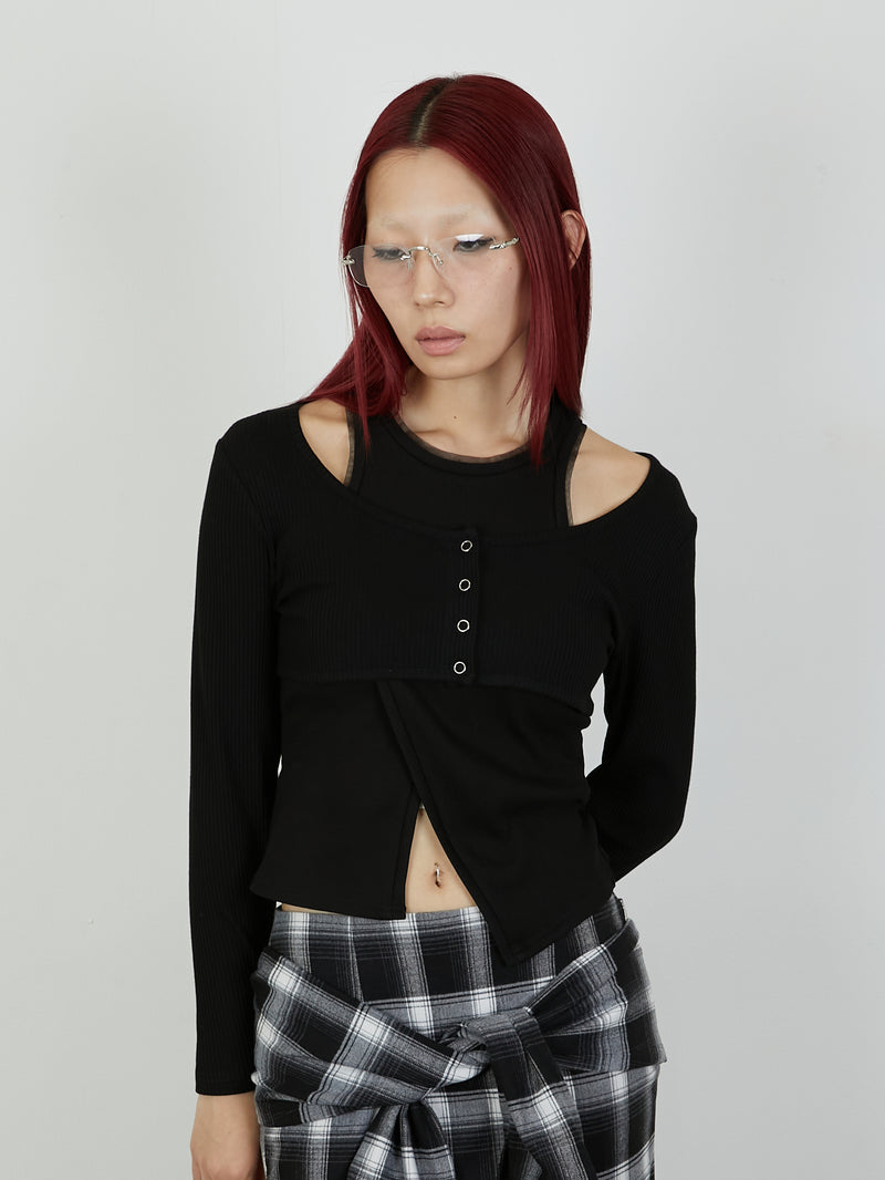 2PIECE TOPS / BLACK