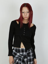 2PIECE TOPS / BLACK