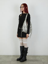 BUSTIER SET TOPS / BLACK