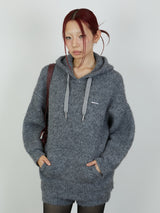 KNIT HOODIE / GRAY