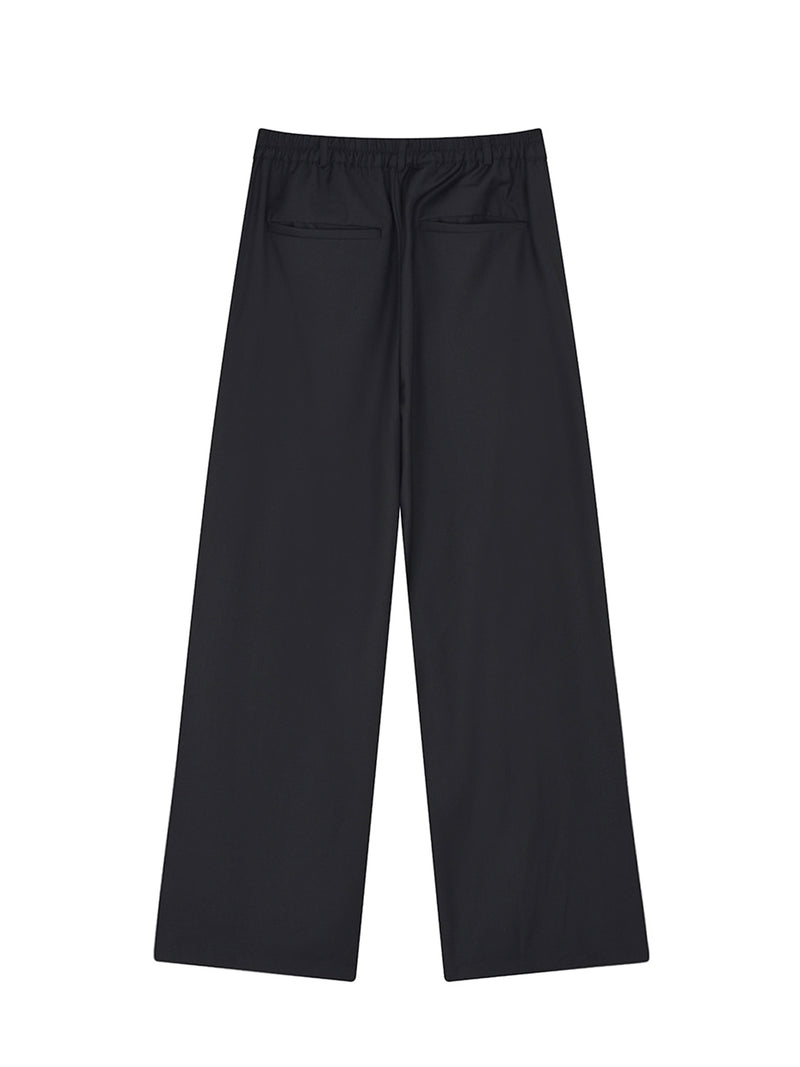 3.Pin-tuck Wide Pants