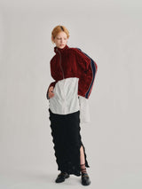 ２WAY COLLAR OVER SHIRT / WHITE