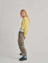 SHAGGY SHORT BOTTON CD / YELLOW
