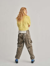 SHAGGY SHORT BOTTON CD / YELLOW