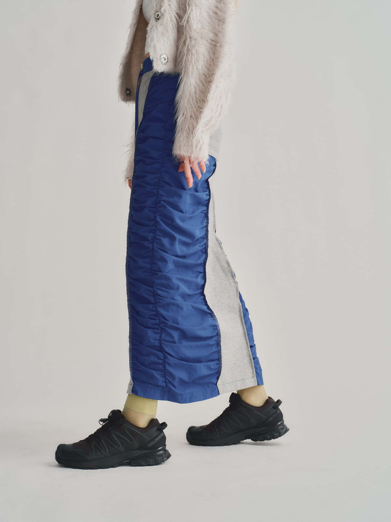 DOCKING NYLON  SKIRT / BLUE