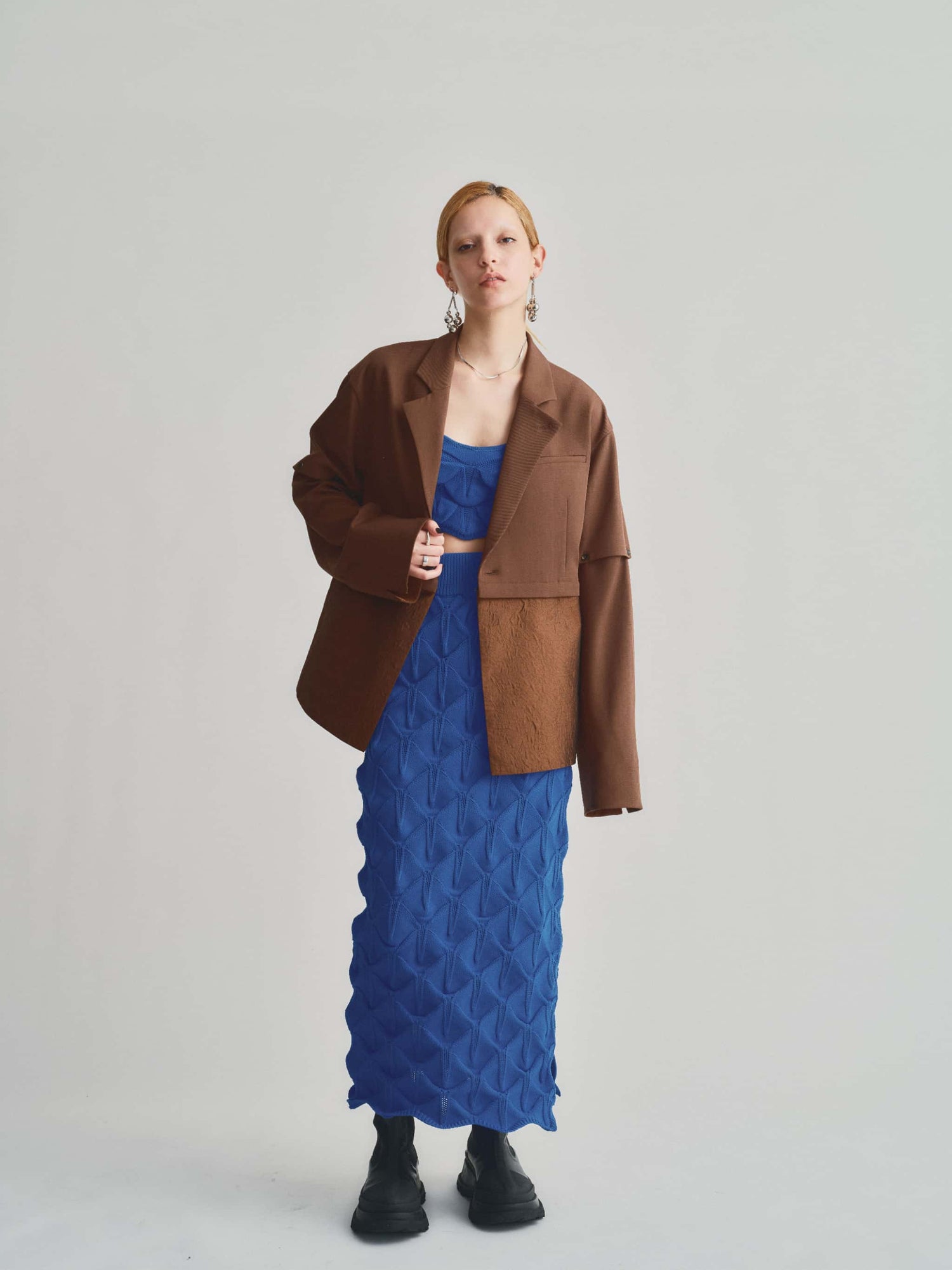 2WAY JACKET / BROWN