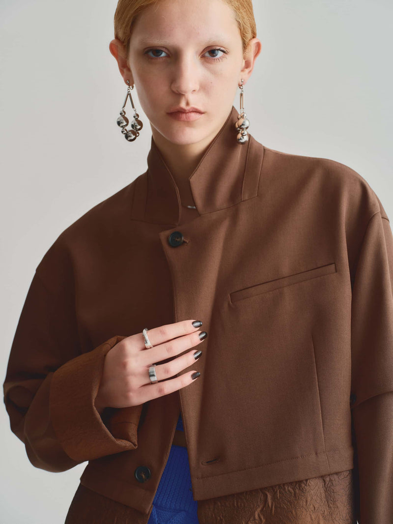 2WAY JACKET / BROWN
