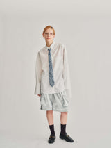 ２WAY COLLAR OVER SHIRT / WHITE