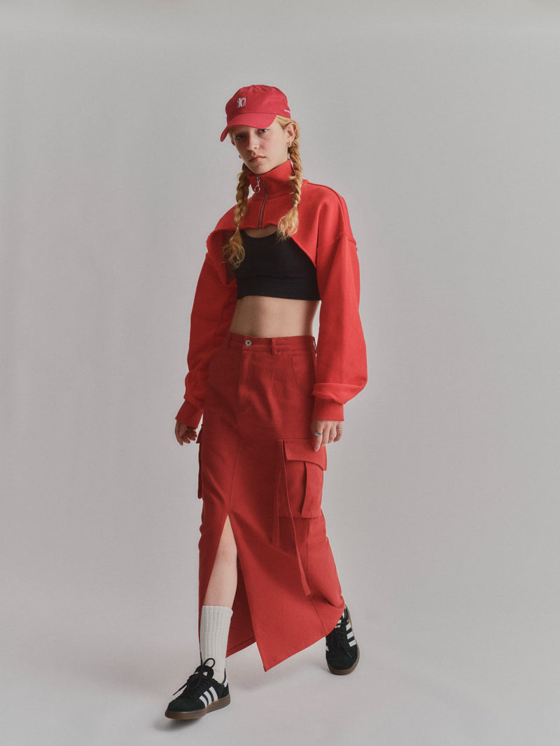 STRETCH CHINO POCKET SK / RED