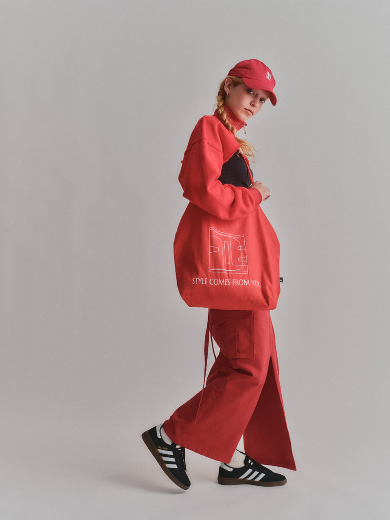 STRETCH CHINO POCKET SK / RED