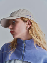 COTTON LOGO CAP / BEIGE