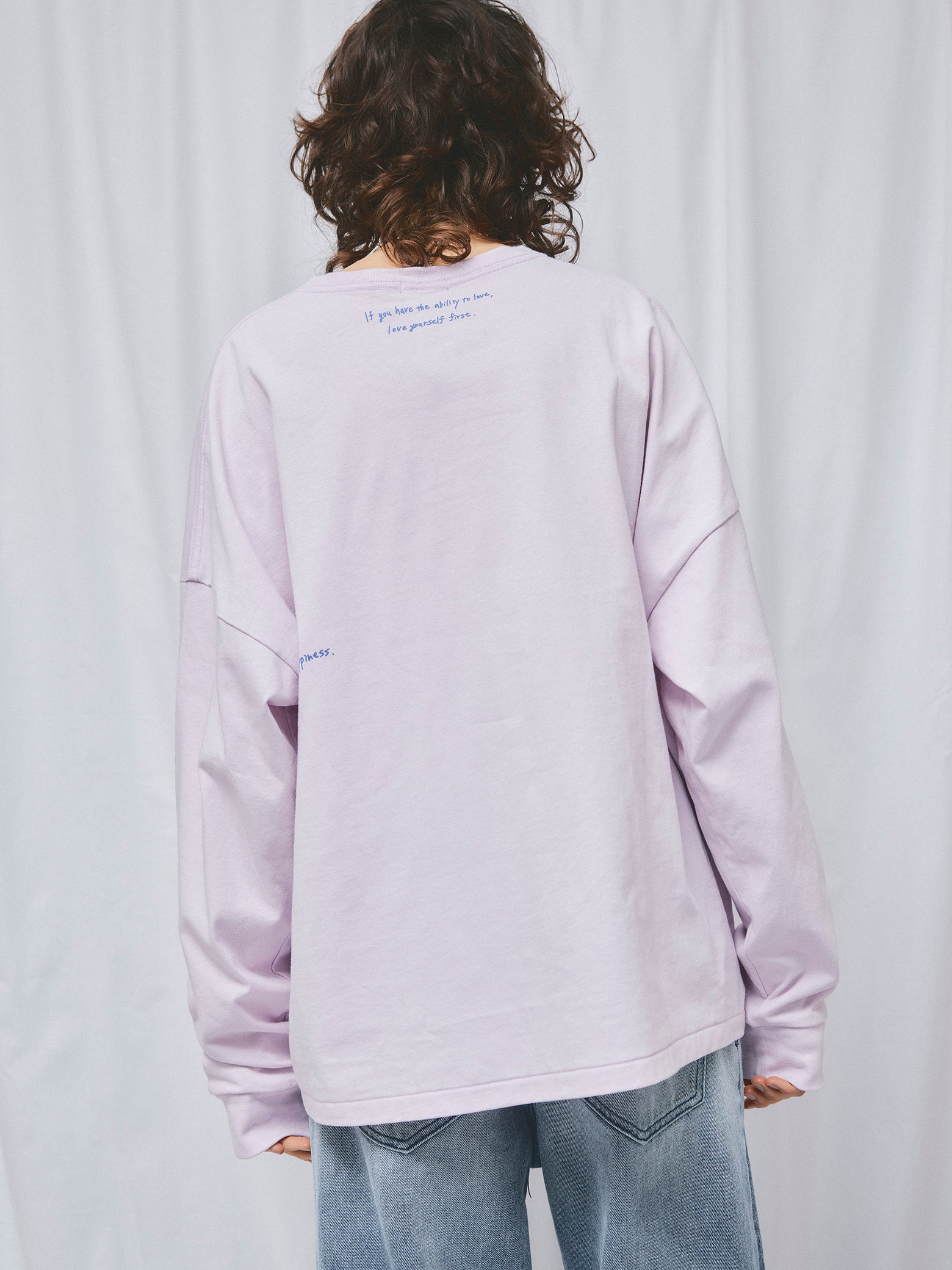 OVER PRINT LONG SLEEVE TEE / PINK – led-tokyo│レッドトーキョー - 23AW