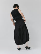 HIGH WAIST SLACKS PT/BLACK