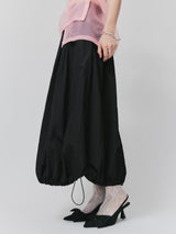 HIGH WAIST SLACKS PT/BLACK