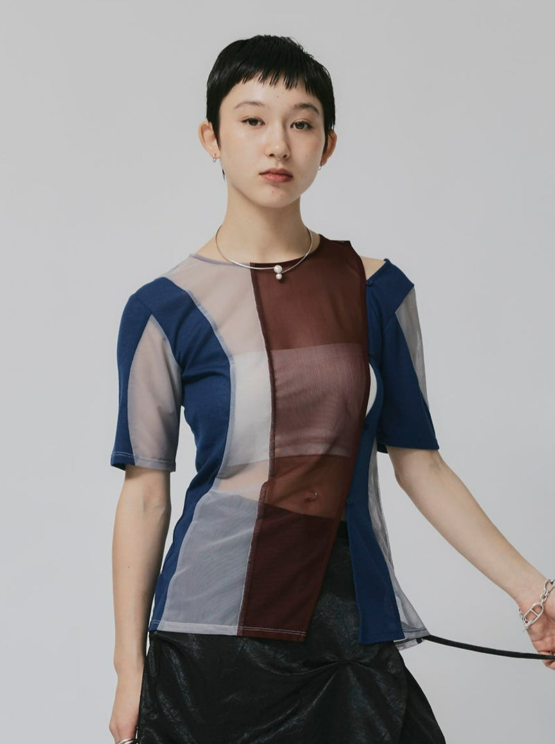 SHEER DOCKING TEE / MULTI