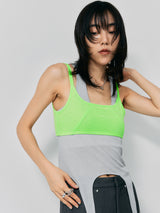 LAYERED TANK TOP / GREEN