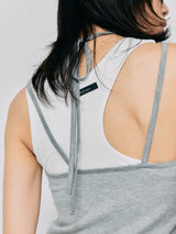 HAULTERNECK TANK TOP SET / GRAY