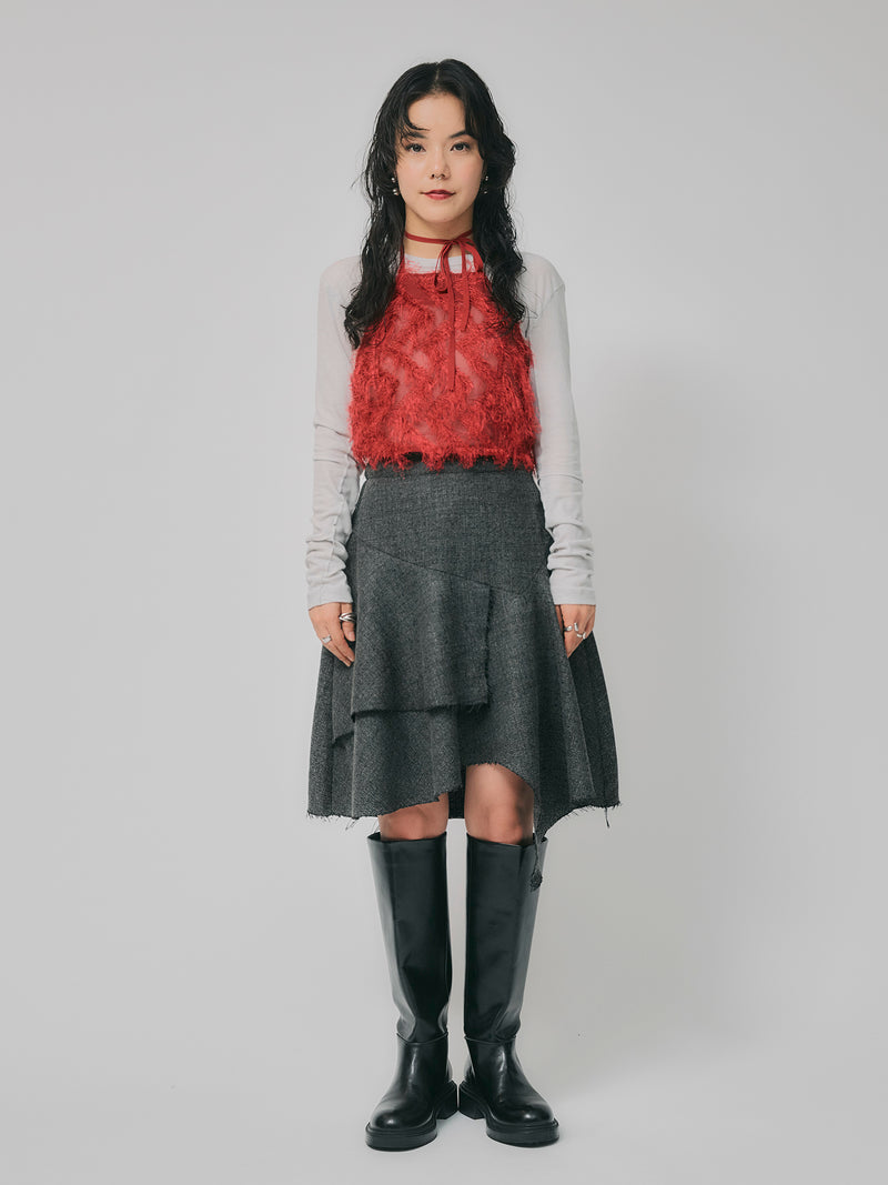 ASYMMETRY SKIRT