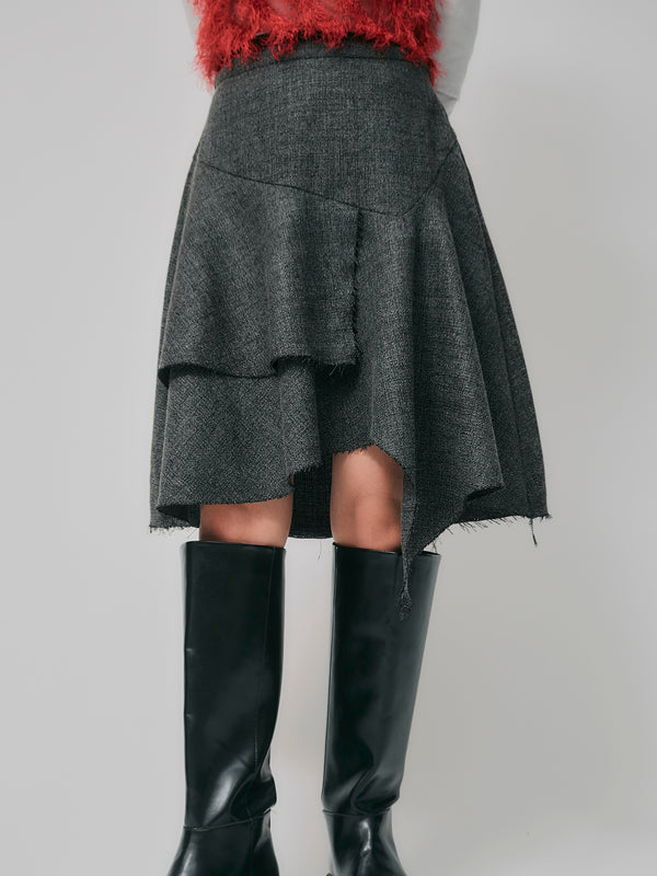 ASYMMETRY SKIRT