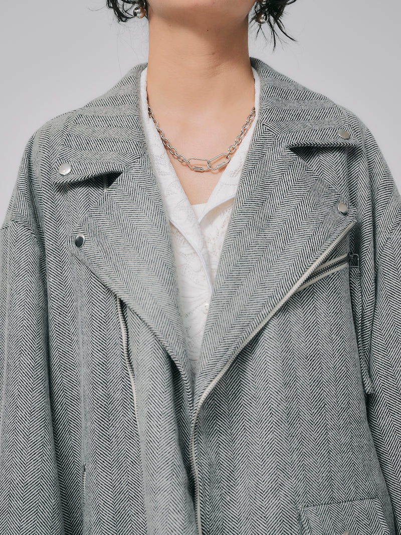 HERRINGBONE RIDERS JACKET