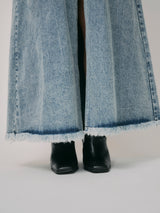 LAYERED DENIM SKIRT