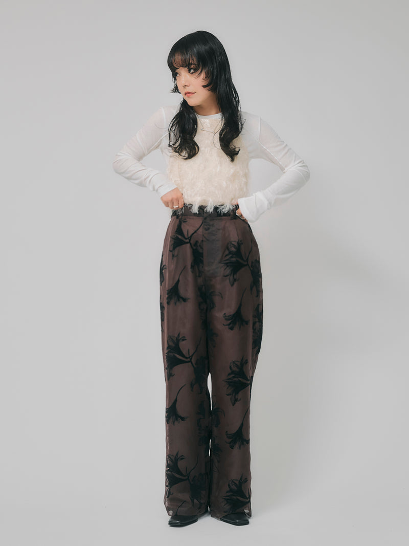 ORGANDY SHEER PANTS