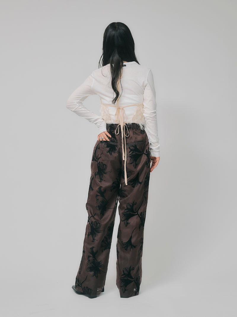 ORGANDY SHEER PANTS