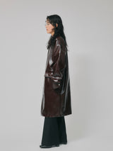 FAKE LEATHER COAT