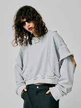 DAMAGE STITCH SWEAT