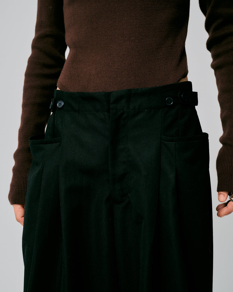 TUCK WIDE PANTS