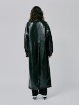 FAKE LEATHER COAT