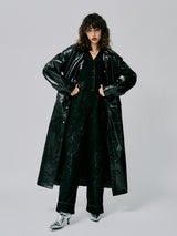 FAKE LEATHER COAT