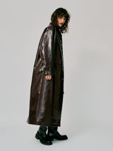 FAKE LEATHER COAT