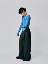 TUCK WIDE PANTS