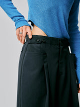 TUCK WIDE PANTS