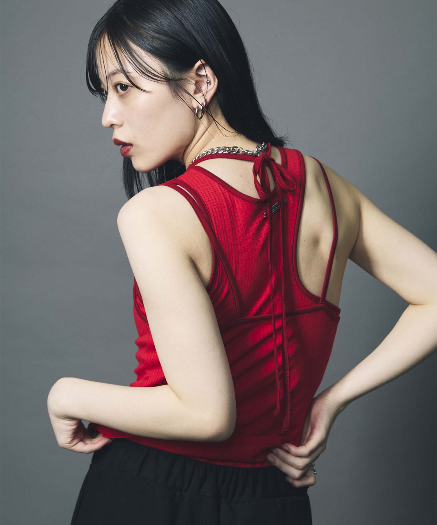 【led.tokyo】ホルターネックタンクトップセット セール】【led.tokyo】HAULTERNECK TANK TOP SET/ホルターネック