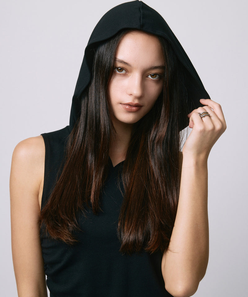 FOODIE TANK  BOLERO SET / BLACK